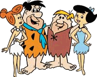 Familia Picapiedra: Pedro, Wilma, Pablo y Betty